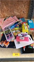 Pencil cases, erasers, school supplies