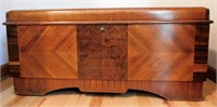 Lane Art Deco Cedar Waterfall Chest