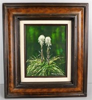 Signed Pauline Manning Oil Painting "Bear Grass"