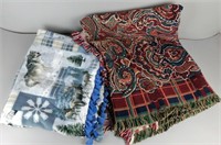 Goodwin Weavers 100% Cotton Throw Blanket +