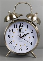 Sharp Quartz Twin Bell Alarm Clock