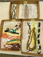 (3) Flats of Assorted Necklaces