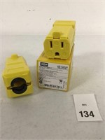 2 PCS HUBBELL CONNECTOR BODY HBL5969VY