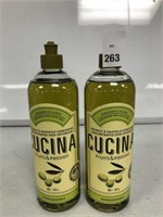 2 PCS CUCINA FRUITS AND PASSION DISH DETERGENT