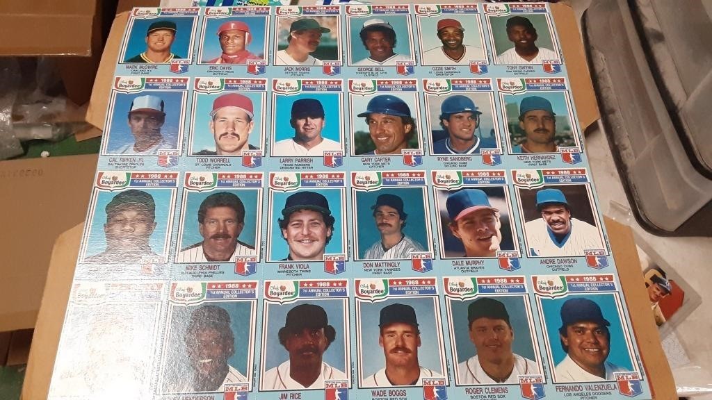sports collectibles. cards, starting lineups, etc