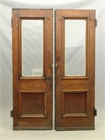 Pair of Antique Oak Doors