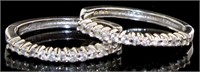 14kt Gold Brilliant 1/2 ct Diamond Hoop Earrings