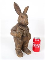 Folk Art Rabbit Carving