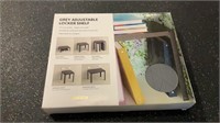 Grey Adjustable Locker Shelf