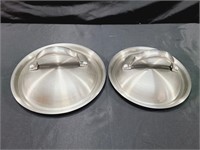 2 Nice Saucepan Lids See Pics For Sizes