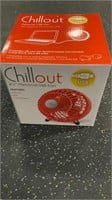 Chill Out USB Fan- Red