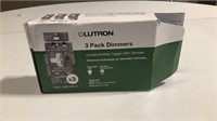 Lutron 3 Pack Dimmers