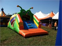 Caterpillar Inflatable Bouncer Includes Blower