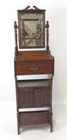 Antique English Mahogany Shaving Stand