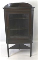 English Corner Cupboard Cabinet