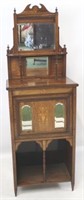 Most Unusual English Victorian Etagere w/ Inlay