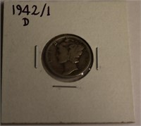 1942/1 Silver Mercury Dime