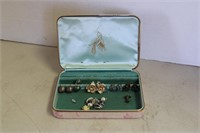 Jewelry box with contents