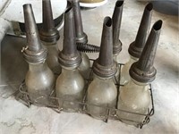 Oil Bottles And Rack