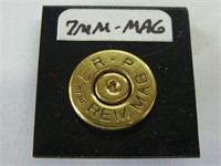 Handcrafted 7mm Shell Casing Lapel Pin / Tie Tack