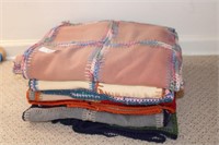 Wool and yarn blankets