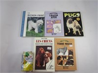 5 livres sur les chiens, en français, comme neufs