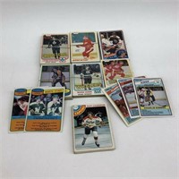 Lot de cartes hockey vintage