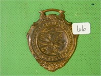 Bronze Seal Of Sangamon County IL. Aug 26, 1818