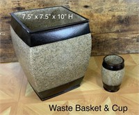 Bathroom Waste Basket / Cup