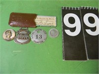 Vintage Charge Plate - Union Tag - Lincoln 1933 -