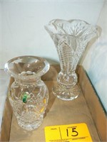 2 WATERFORD VASES