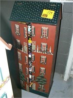 PAINTED HOUSE MEDIA TOWER STORAGE FILLED WITH VHS