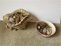 Home décor - seashell filled bowl