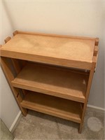 Wooden shoe or storage shelf rack 26x11x35