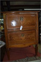 Outstanding 18th Century inlaid two drawer