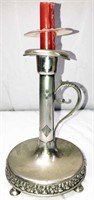 Nickle Silver Candlestick by Pair Pointe