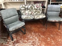 Settee and 2 Chairs (One Rocker)