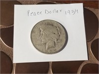 1934 PEACE DOLLAR