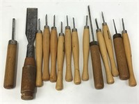 Lot of Brookstone Wood Carving Tools