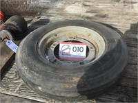 Tire & Rim off Ford Tractor 2N or 9N