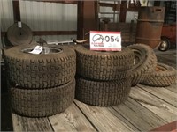 Lawn Mower Tires (6): 4-16x650x8, 2-4.80x4-8 Age