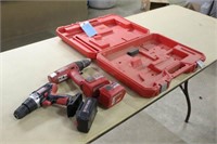 Milwaukee Tool Box w/ 14.4V Power Drill & Ultra