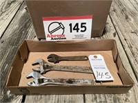 2 @ 10" and 1 @ 6" Crescent Wrenches