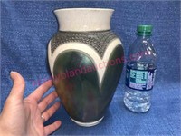C. Davis pottery vase- 9in tall