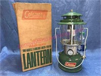 Coleman green two-mantle lantern w/ box