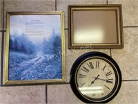 Wall Clock & Picture Frame