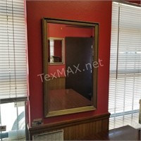 21x33in Framed Mirror