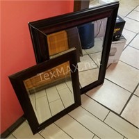 (2) Framed Mirrors