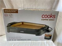 COOKS 12”x16” SMOKELESS GRILL COPPER SERIES