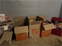 6 BOXES OF BOOKS